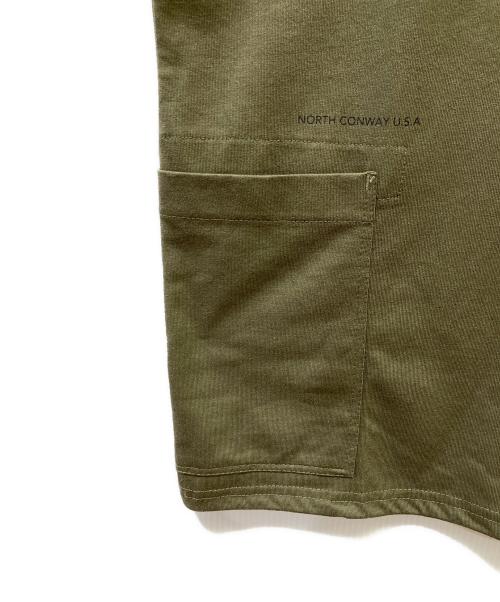 WILD THINGS（ワイルドシングス）WILD THINGS (ワイルドシングス) サイドポケットクルーネックT オリーブ サイズ:SIZE S 未使用品の古着・服飾アイテム