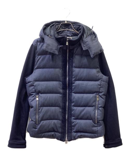 MONSIEUR NICOLE（ムッシュニコル）MONSIEUR NICOLE (ムッシュニコル) ダウンジャケット ネイビー サイズ:48の古着・服飾アイテム