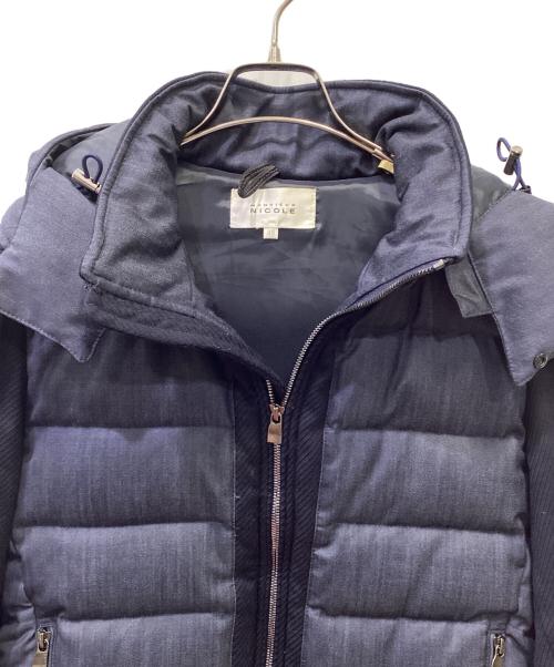 MONSIEUR NICOLE（ムッシュニコル）MONSIEUR NICOLE (ムッシュニコル) ダウンジャケット ネイビー サイズ:48の古着・服飾アイテム