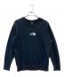 THE NORTH FACE（ザ ノース フェイス）の古着「クルーネックスウェット」｜ブラック