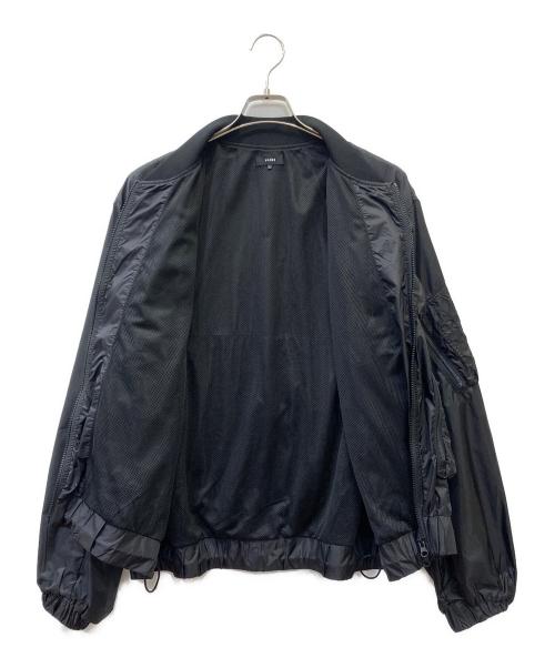 BEAMS（ビームス）BEAMS (ビームス) 撥水マルチポケットMA-1ジャケット ブラック サイズ:Lの古着・服飾アイテム