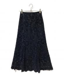 VERMEIL par iena（ヴェルメイユ パー イエナ）の古着「プリーツスカート」｜ブラック