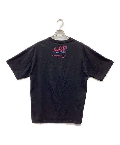 昇天 NEEDY GIRL OVERDOSE（ショウテン ニーディーガール オーバードーズ）昇天 NEEDY GIRL OVERDOSE (ショウテン ニーディーガール オーバードーズ) 半袖カットソー ブラック サイズ:Lの古着・服飾アイテム