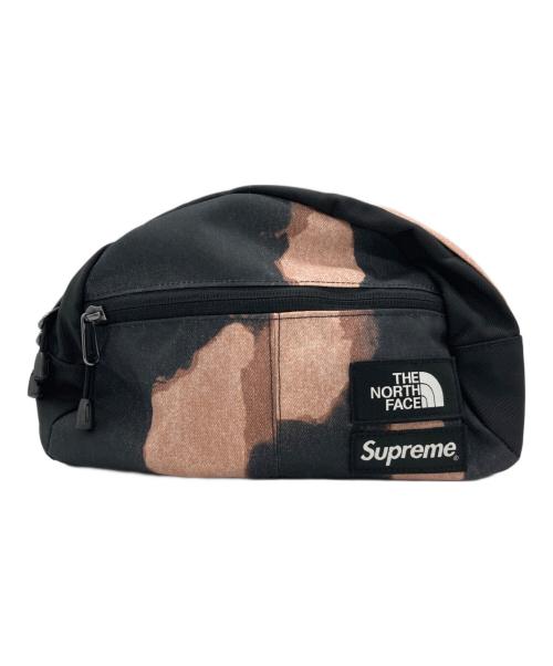 THE NORTH FACE（ザ ノース フェイス）THE NORTH FACE  (ザ ノース フェイス) Supereme (シュプリーム) ボディバッグ ブラック×ブラウンの古着・服飾アイテム