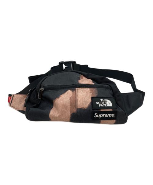 THE NORTH FACE（ザ ノース フェイス）THE NORTH FACE  (ザ ノース フェイス) Supereme (シュプリーム) ボディバッグ ブラック×ブラウンの古着・服飾アイテム