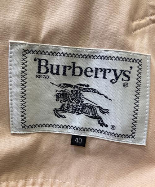 BURBERRY（バーバリー）BURBERRY (バーバリー) トレンチコート ピンク サイズ:40の古着・服飾アイテム