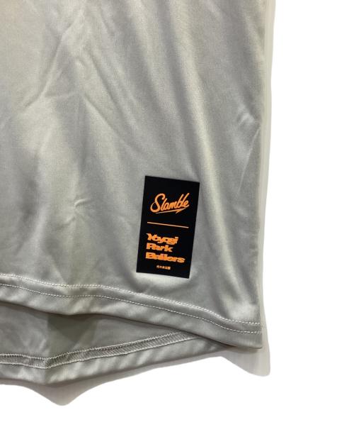 SLAMBLE（スランボー）SLAMBLE (スランボー) 半袖カットソー ライトグレー サイズ:Mの古着・服飾アイテム