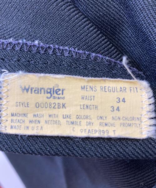 Wrangler（ラングラー）Wrangler (ラングラー) パンツ ブラック サイズ:86㎝(W34)の古着・服飾アイテム
