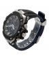 CASIO (カシオ) クロノグラフ ブラック×ネイビー：18000円