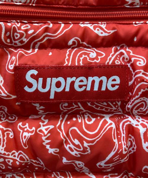 SUPREME（シュプリーム）SUPREME (シュプリーム) ダウンアノラックパーカー レッド サイズ:Mの古着・服飾アイテム