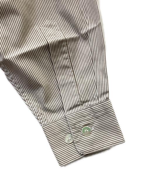 ISSEY MIYAKE MEN（イッセイミヤケメン）ISSEY MIYAKE MEN (イッセイミヤケメン) 長袖シャツ ホワイト×グレー サイズ:Mの古着・服飾アイテム