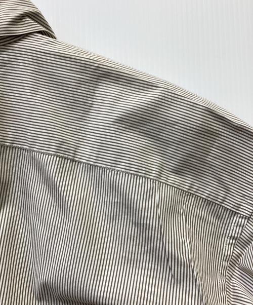 ISSEY MIYAKE MEN（イッセイミヤケメン）ISSEY MIYAKE MEN (イッセイミヤケメン) 長袖シャツ ホワイト×グレー サイズ:Mの古着・服飾アイテム