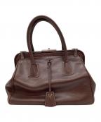 PRADAプラダ）の古着「ドクターズバッグ」｜ブラウン