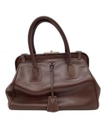 PRADA（プラダ）の古着「ドクターズバッグ」｜ブラウン