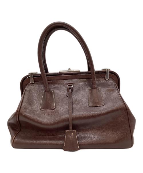 PRADA（プラダ）PRADA (プラダ) ドクターズバッグ ブラウンの古着・服飾アイテム