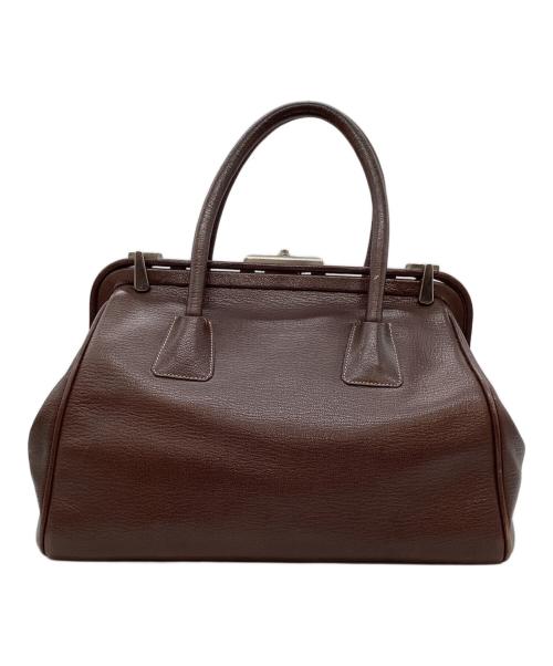 PRADA（プラダ）PRADA (プラダ) ドクターズバッグ ブラウンの古着・服飾アイテム