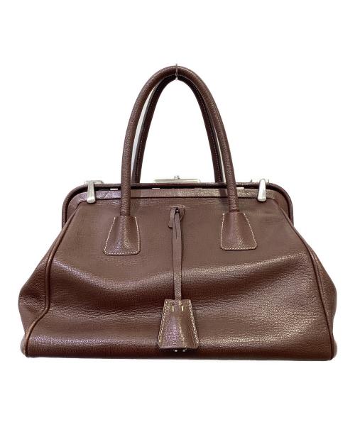 PRADA（プラダ）PRADA (プラダ) ドクターズバッグ ブラウンの古着・服飾アイテム