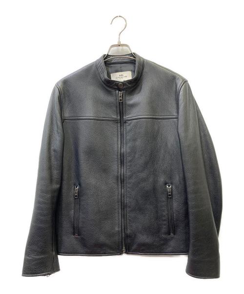 COACH（コーチ）COACH (コーチ) ライダースジャケット ブラック サイズ:Mの古着・服飾アイテム