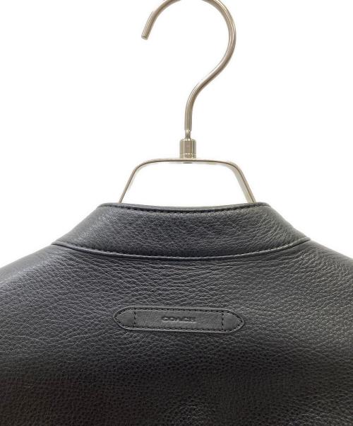 COACH（コーチ）COACH (コーチ) ライダースジャケット ブラック サイズ:Mの古着・服飾アイテム