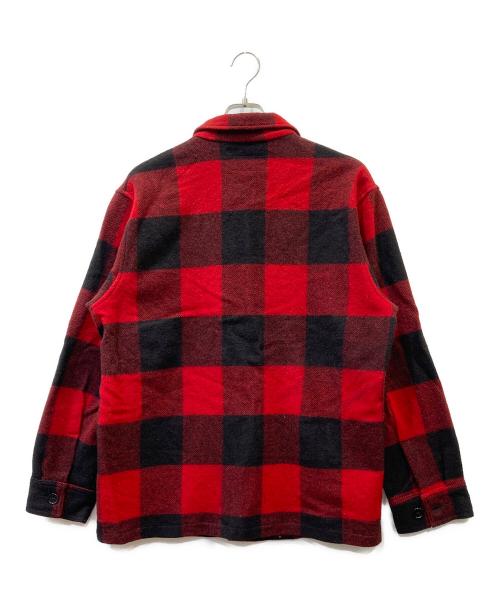 BEMIDJI WOOLEN MILLS（ベミジウーレンミルズ）BEMIDJI WOOLEN MILLS (ベミジウーレンミルズ) シャツジャケット レッド サイズ:Lの古着・服飾アイテム
