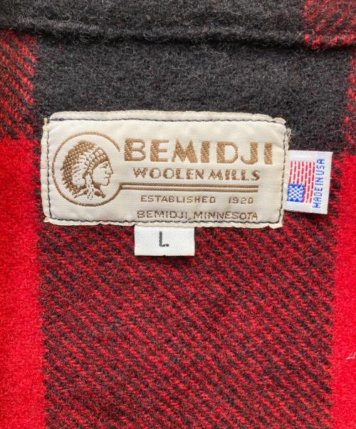 BEMIDJI WOOLEN MILLS（ベミジウーレンミルズ）BEMIDJI WOOLEN MILLS (ベミジウーレンミルズ) シャツジャケット レッド サイズ:Lの古着・服飾アイテム
