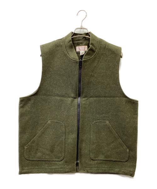 FILSON GARMENT（フィルソン ガーメント）FILSON GARMENT (フィルソン ガーメント) ベスト オリーブ サイズ:XLの古着・服飾アイテム