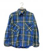big macビッグマック）の古着「長袖シャツ」｜ブルー