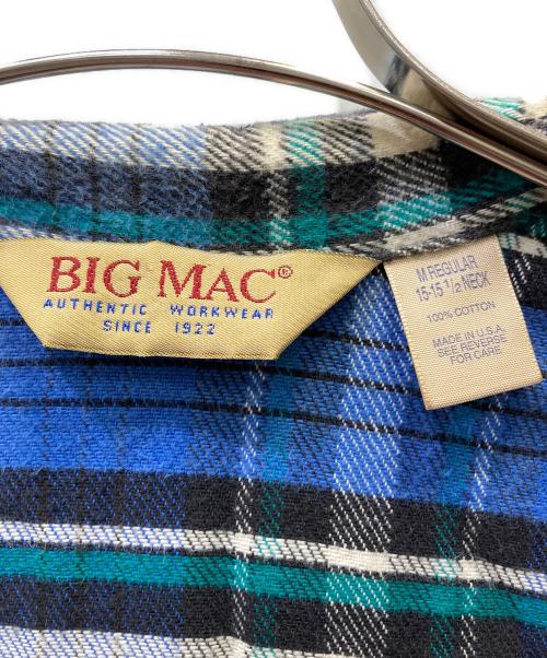 big mac（ビッグマック）big mac (ビッグマック) 長袖シャツ ブルー サイズ:Mの古着・服飾アイテム