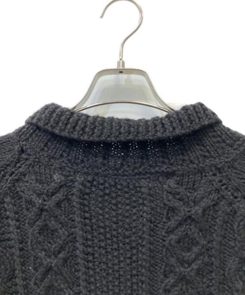 INVERALLAN（インバーアラン）INVERALLAN (インバーアラン) 厚手ニット ブラック サイズ:不明の古着・服飾アイテム