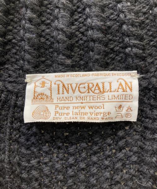 INVERALLAN（インバーアラン）INVERALLAN (インバーアラン) 厚手ニット ブラック サイズ:不明の古着・服飾アイテム