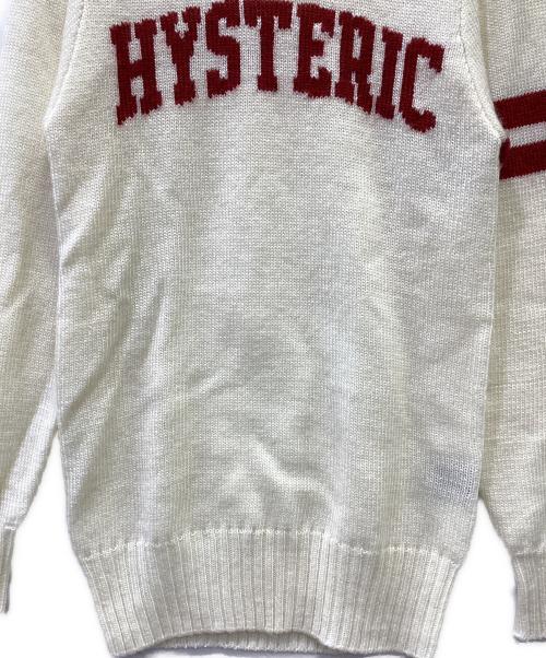 Hysteric Glamour（ヒステリックグラマー）Hysteric Glamour (ヒステリックグラマー) 厚手ニット アイボリー サイズ:Freeの古着・服飾アイテム