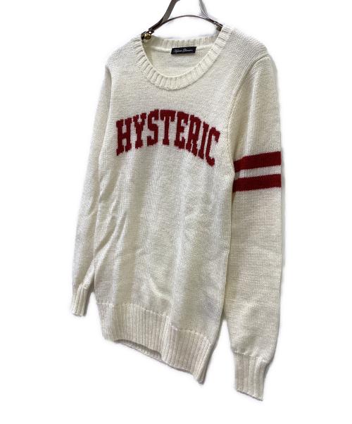 Hysteric Glamour（ヒステリックグラマー）Hysteric Glamour (ヒステリックグラマー) 厚手ニット アイボリー サイズ:Freeの古着・服飾アイテム