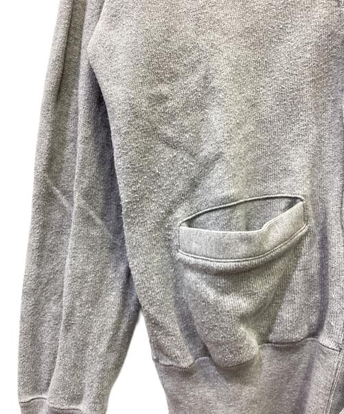 A BATHING APE（アベイシングエイプ）A BATHING APE (ア ベイシング エイプ) 厚手カーディガン グレー サイズ:Mの古着・服飾アイテム