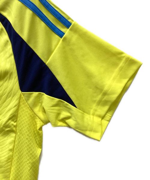 adidas（アディダス）adidas (アディダス) サッカーウェア(トップス) イエロー サイズ:Mの古着・服飾アイテム
