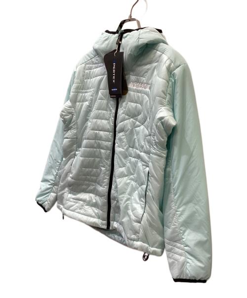 adidas（アディダス）adidas (アディダス) パデッドジャケット ブルー サイズ:L 未使用品の古着・服飾アイテム