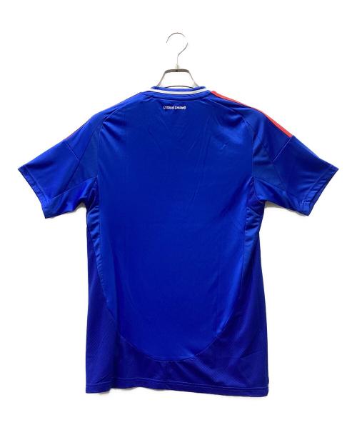 adidas（アディダス）adidas (アディダス) サッカーウェア(トップス) ブルー サイズ:M 未使用品の古着・服飾アイテム