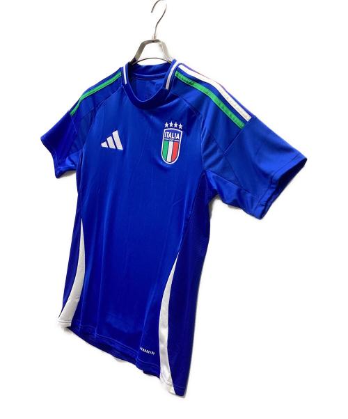 adidas（アディダス）adidas (アディダス) サッカーウェア(トップス) ブルー サイズ:M 未使用品の古着・服飾アイテム