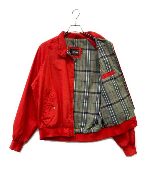 HAGGAR（ハガー）HAGGAR (ハガー) スイングトップ レッド サイズ:Mの古着・服飾アイテム