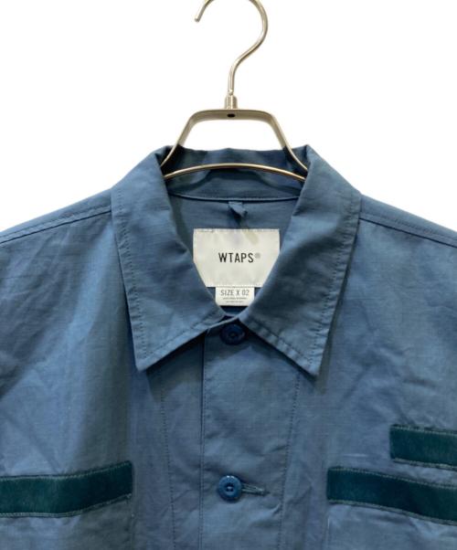 WTAPS（ダブルタップス）WTAPS (ダブルタップス) シャツジャケット ブルー サイズ:Mの古着・服飾アイテム