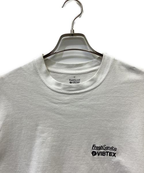FreshService（フレッシュサービス）FreshService (フレッシュサービス) VIBTEX (ビブテックス) 半袖カットソー ホワイト サイズ:Mの古着・服飾アイテム