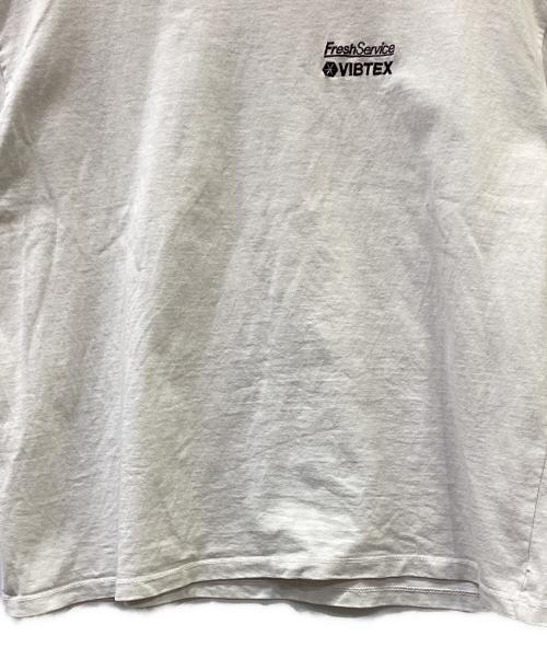 FreshService（フレッシュサービス）FreshService (フレッシュサービス) VIBTEX (ビブテックス) 半袖カットソー ホワイト サイズ:Mの古着・服飾アイテム
