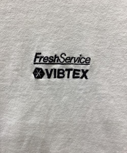 FreshService（フレッシュサービス）FreshService (フレッシュサービス) VIBTEX (ビブテックス) 半袖カットソー ホワイト サイズ:Mの古着・服飾アイテム