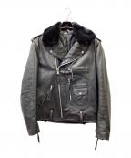 Freeclomフリークロム）の古着「レザージャケット」｜ブラック