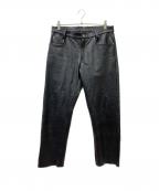 Freeclomフリークロム）の古着「レザーパンツ」｜ブラック