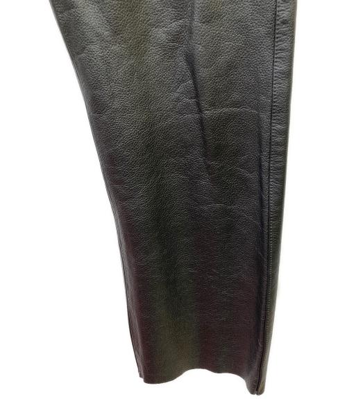 Freeclom（フリークロム）Freeclom (フリークロム) レザーパンツ ブラック サイズ:35の古着・服飾アイテム