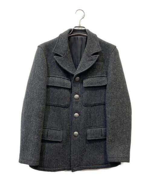 PPFM（ピーピーエフエム）PPFM (ピーピーエフエム) ウール混ジャケット グレー サイズ:Mの古着・服飾アイテム