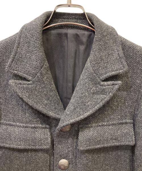 PPFM（ピーピーエフエム）PPFM (ピーピーエフエム) ウール混ジャケット グレー サイズ:Mの古着・服飾アイテム