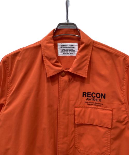 AVIREX（アヴィレックス）AVIREX (アヴィレックス) オールインワン オレンジ サイズ:Lの古着・服飾アイテム