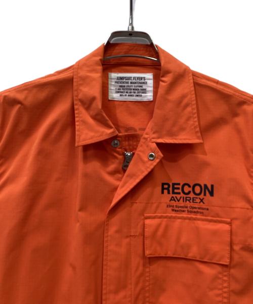 AVIREX（アヴィレックス）AVIREX (アヴィレックス) オールインワン オレンジ サイズ:Lの古着・服飾アイテム