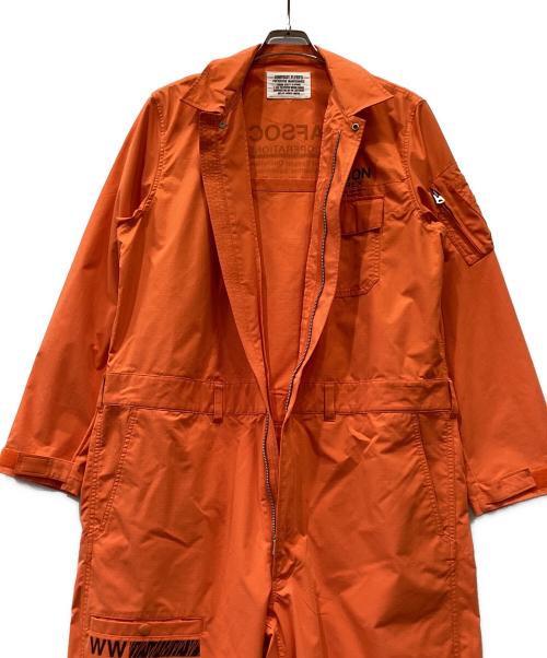 AVIREX（アヴィレックス）AVIREX (アヴィレックス) オールインワン オレンジ サイズ:Lの古着・服飾アイテム